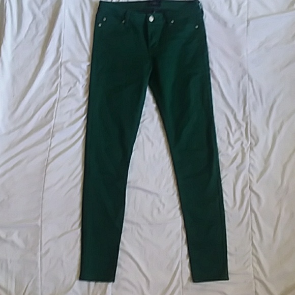 Green Skinny Jeans - Picture 1 of 4